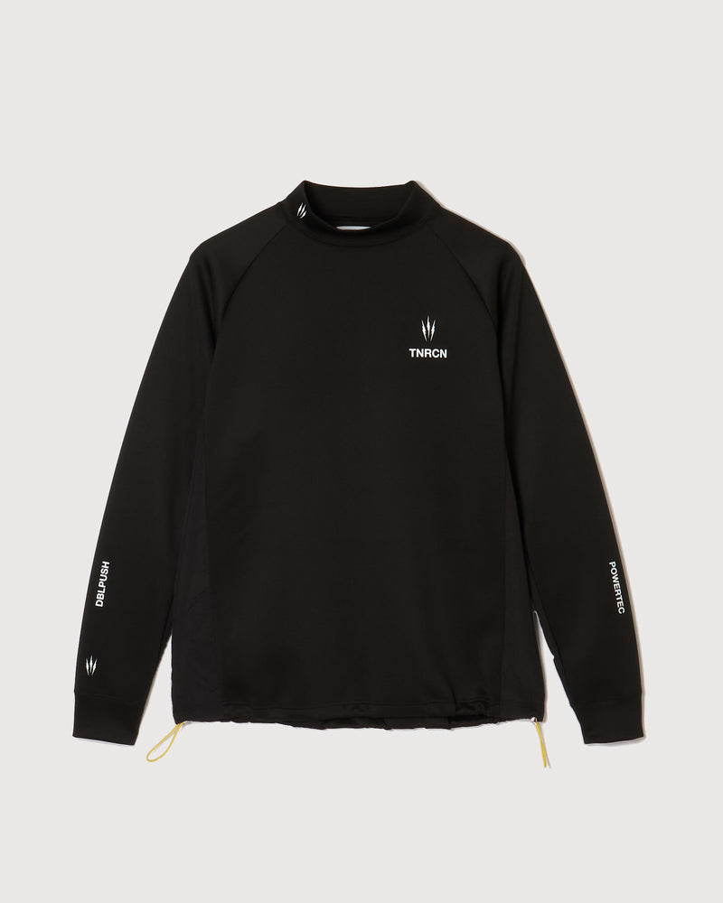 TNRCN MOCK NECK LONG SLEEVE BLACK