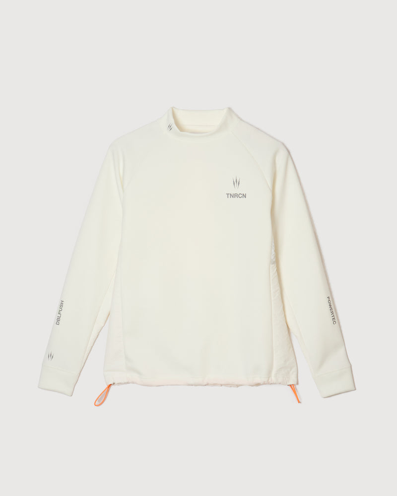 TNRCN MOCK NECK LONG SLEEVE WHITE