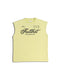 FULL BET NO SLEEVE T-SHIRTS / YELLOW