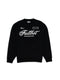 FULL BET CREW NECK SWEAT / BLACK