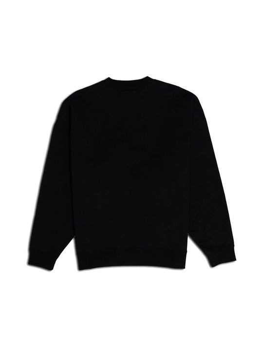 トップス TAIN DOUBLE PUSH SWEAT CREW NECK BLACK CREW SWEAT – TAIN DOUBLEPUSH