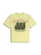 BEAUTIFUL WORLD SHORT SLEEVE T-SHIRTS / YELLOW