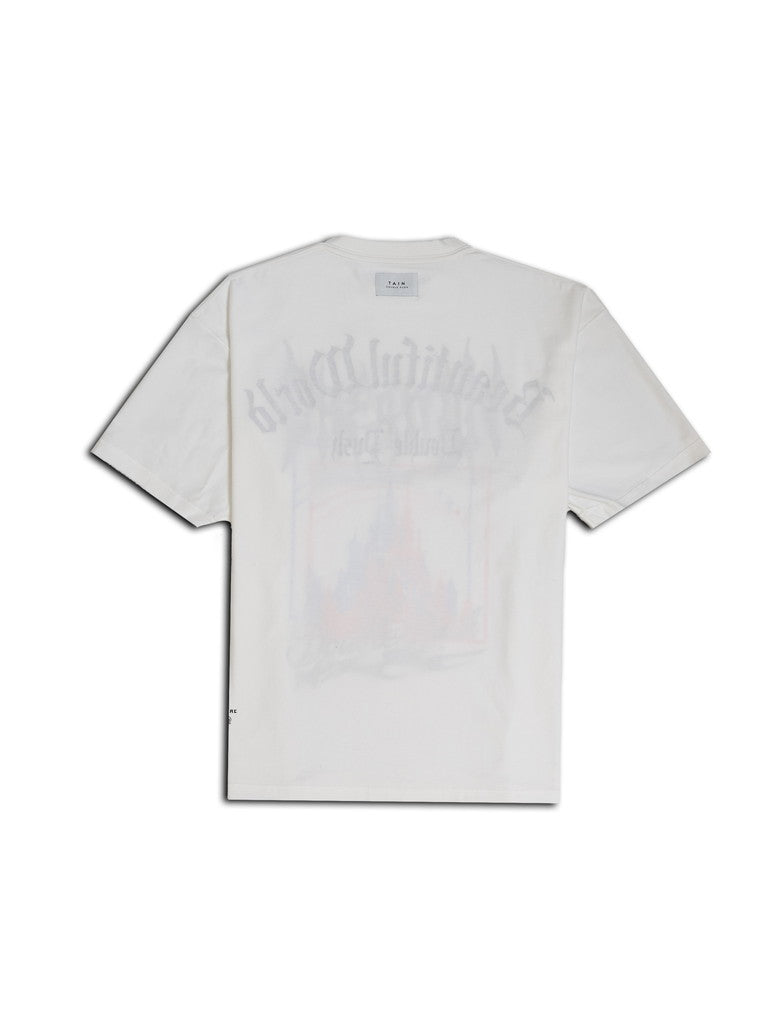 DREAMIN’ SHORT SLEEVE T-SHIRTS ｜ WHITE