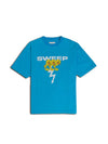 SWEEP SHORT SLEEVE T-SHIRTS ｜ BLUE