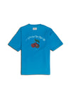 SWEEP SHORT SLEEVE T-SHIRTS ｜ BLUE