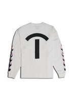 DOUBLE PUSH LONG SLEEVE T-SHIRTS ｜ WHITE