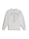 DOUBLE PUSH LONG SLEEVE T-SHIRTS ｜ WHITE