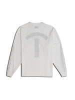 DOUBLE PUSH LONG SLEEVE T-SHIRTS ｜ WHITE