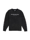 DOUBLE PUSH LONG SLEEVE T-SHIRTS ｜ BLACK