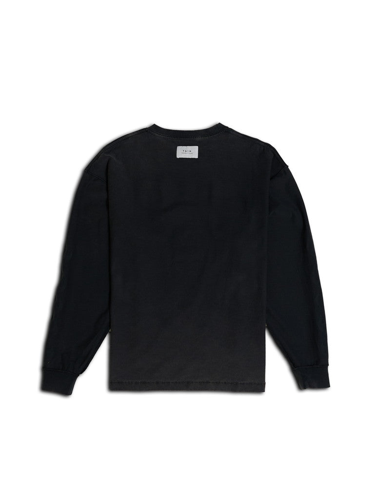 DOUBLE PUSH LONG SLEEVE T-SHIRTS ｜ BLACK