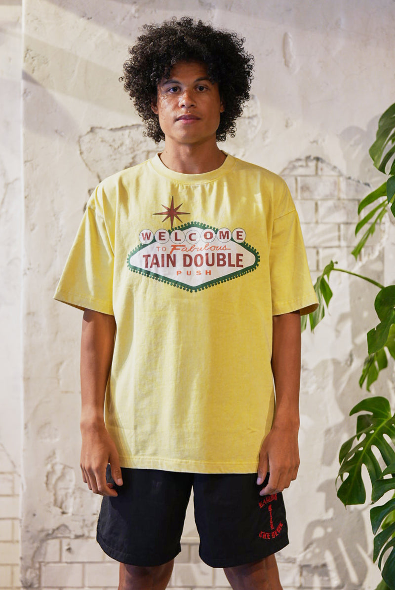 WELCOME SHORT SLEEVE T-SHIRTS｜YELLOW