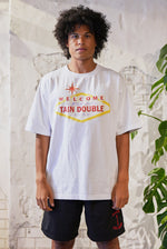 WELCOME SHORT SLEEVE T-SHIRTS｜WHITE