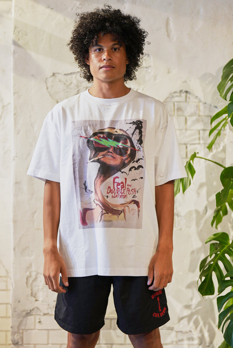 JOHNNY SHORT SLEEVE T-SHIRTS｜WHITE
