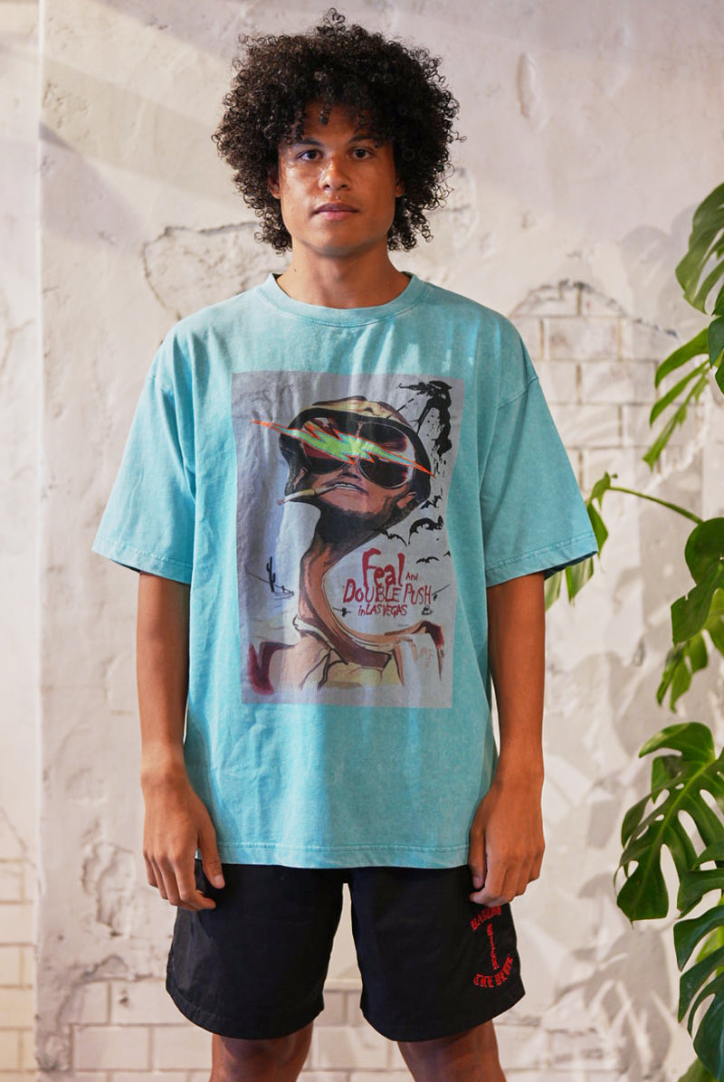 JOHNNY SHORT SLEEVE T-SHIRTS｜BLUE