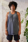 BET ON YOURSELF MESH TANK TOP｜GRAY