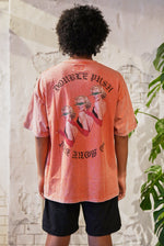 SMOKING BEAUTY SHORT SLEEVE T-SHIRTS｜ORANGE