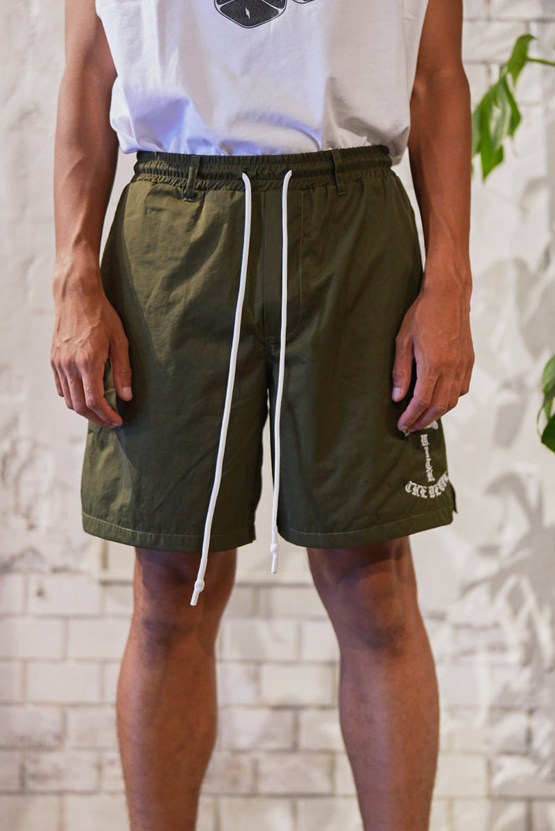 DANCING WITH THE DEVIL EASY SHORTSS｜KHAKI