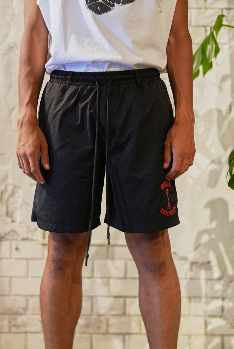 DANCING WITH THE DEVIL EASY SHORTSS｜BLACK