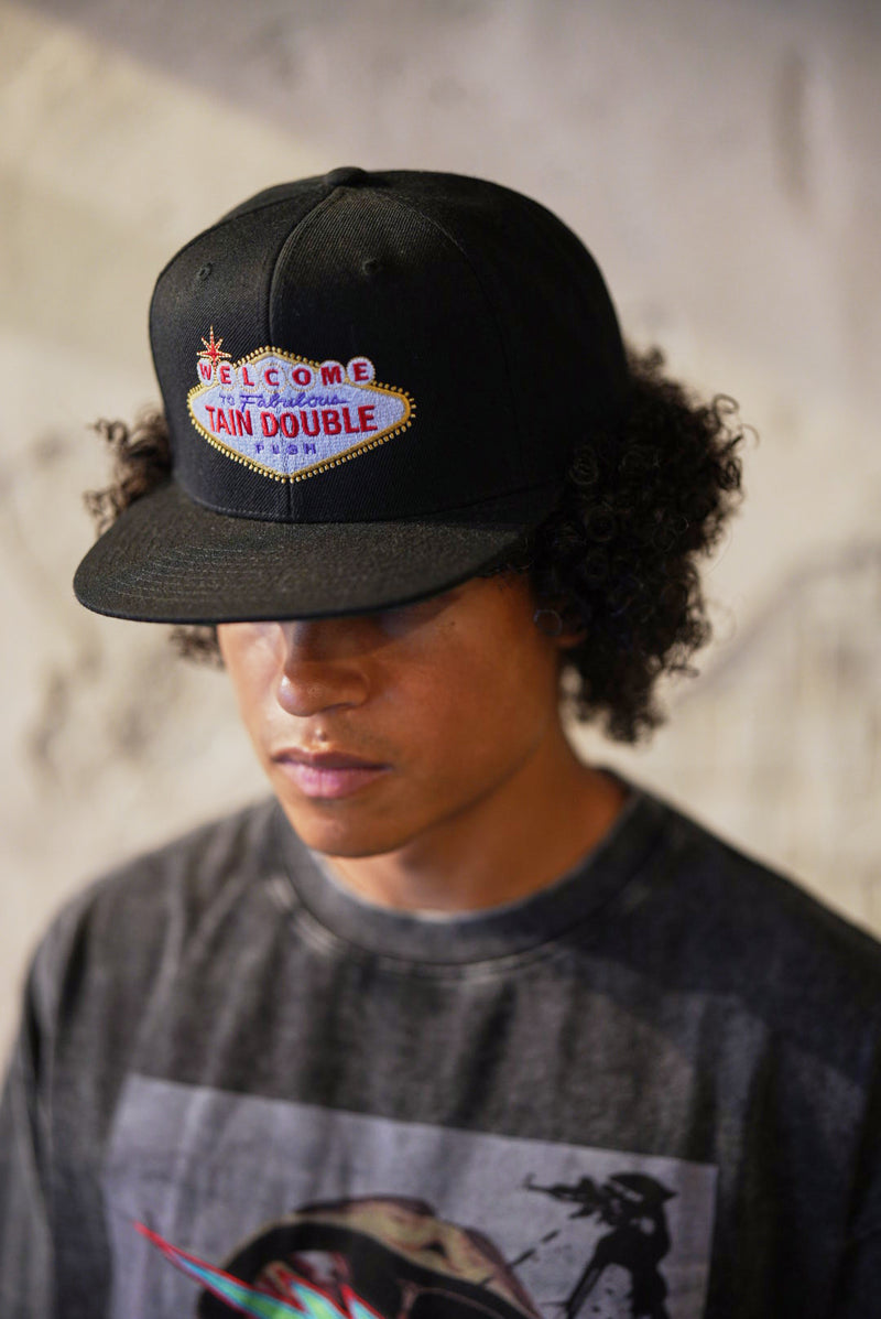 WELCOME FLAT CAP | BLACK