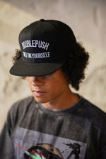 DOUBLE PUSH THUNDER FLAT CAP | BLACK