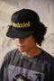 INTOXICATED FLAT CAP / BLACK