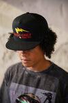 CASH ONLY FLAT CAP | BLACK