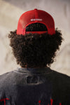 CASH ONLY FLAT CAP | RED