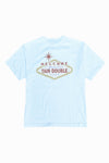 WELCOME SHORT SLEEVE T-SHIRTS｜WHITE
