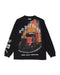RISK CULT SERVICE LONG SLEEVE T-SHIRTS / BLACK