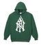 MONOGRAM P/O SWEAT HOODIE / GREEN