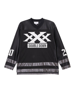 DOUBLE DOWN FOOTBALL T-SHIRTS / BLACK