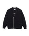 KNIT ZIP CARDIGAN / BLACK