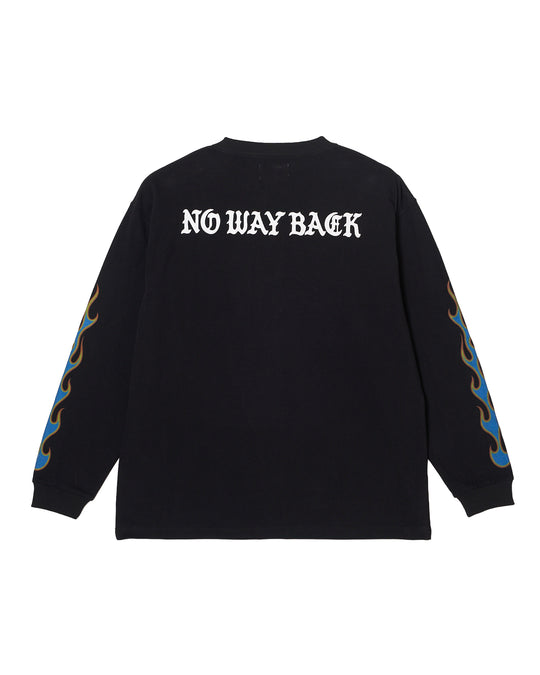 TAIN DOUBLEPUSH | INTOXICATED LONG SLEEVE T-SHIRTS / BLACK | Tシャツ