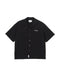 ADDICTED RUSH OPEN COLLAR SHIRTS / BLACK