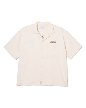 ADDICTED RUSH OPEN COLLAR SHIRTS / IVORY