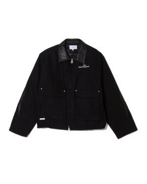 COTTON WORK JACKET / BLACK