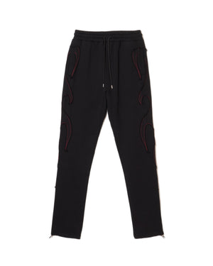 NOWHERE LONG SWEAT PANTS / BLACK