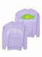 NO.84 BRUSHED CREW SWEAT LAVENDER