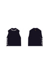 TNRCN AIRMESH HYBRID DRY NO SLEEVE TEE | BLACK