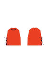 TNRCN AIRMESH HYBRID DRY NO SLEEVE TEE | ORANGE