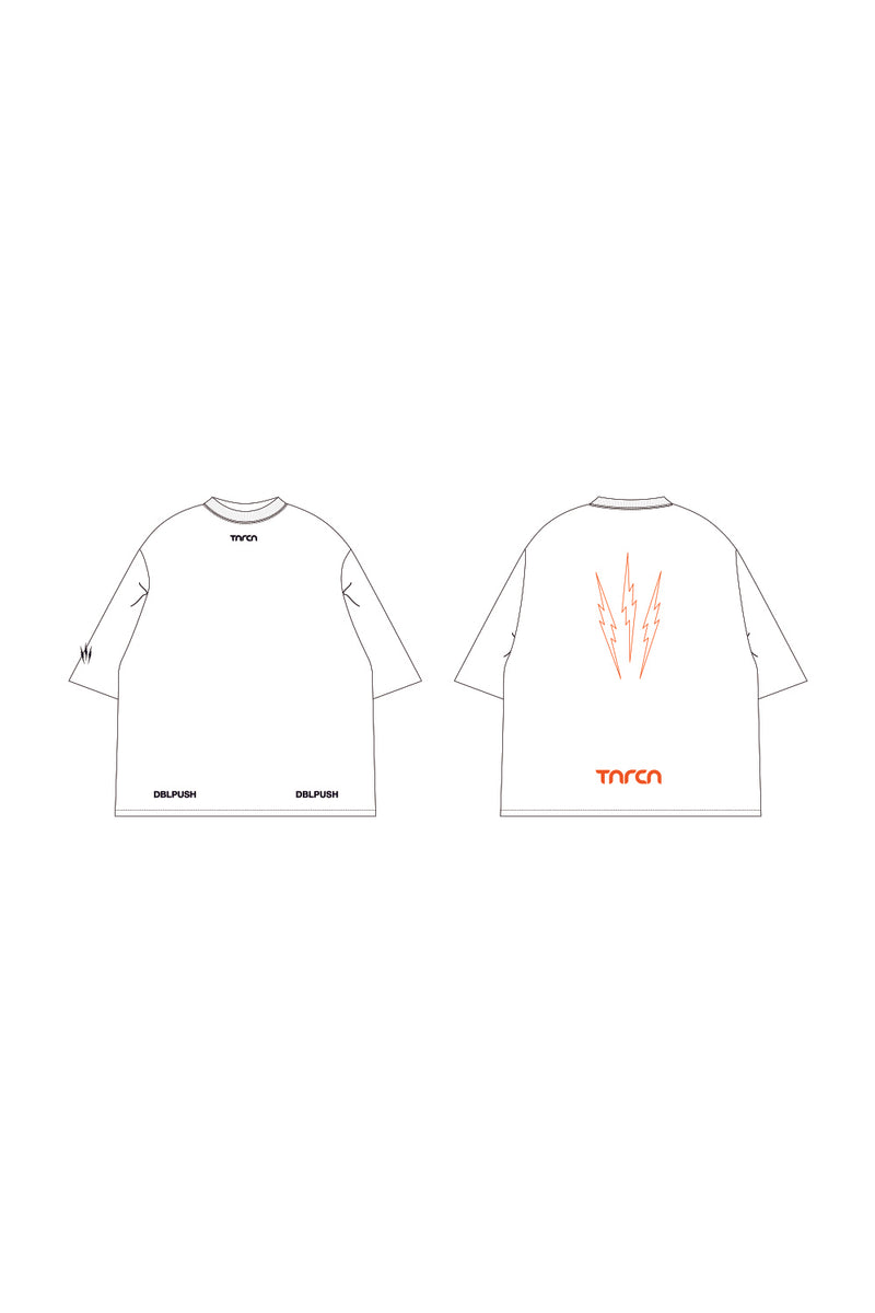 TNRCN AIRMESH HYBRID DRY MOCK NECK TEE | WHITE