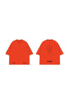 TNRCN AIRMESH HYBRID DRY MOCK NECK TEE | ORANGE