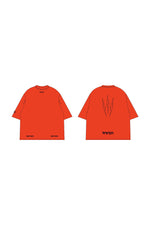 TNRCN AIRMESH HYBRID DRY MOCK NECK TEE | ORANGE