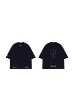 TNRCN AIRMESH HYBRID DRY MOCK NECK TEE | BLACK