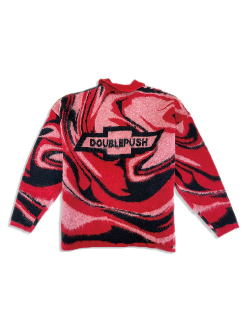 RED Knit Sweater – Racer Worldwide