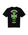 T CROSS SHORT SLEEVE T-SHIRTS BLACK　