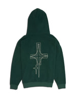 DOUBLE PUSH BOA HOODIE GREEN