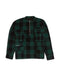 CHECK PATTERN HALF ZIP SHIRTS / GREEN