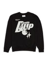 DOUBLE UP CREW NECK SWEAT BLACK