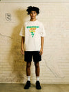 SWEEP SHORT SLEEVE T-SHIRTS ｜ WHITE